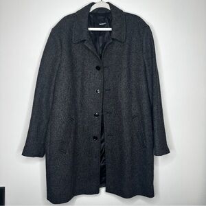 Express ‎ Winter Pea Coat Black and Grey XL